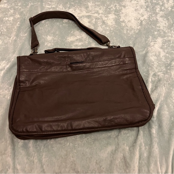 Monarch Luggage Company Leather Briefcase Computer Bag - Picture 5 of 7